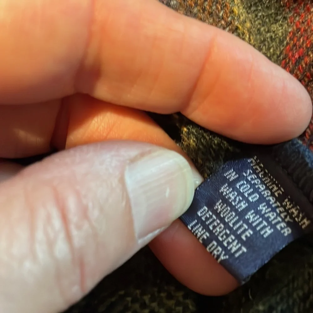 Salmon River Traders wool blend plaid shirt / jacket. Large. Shacket